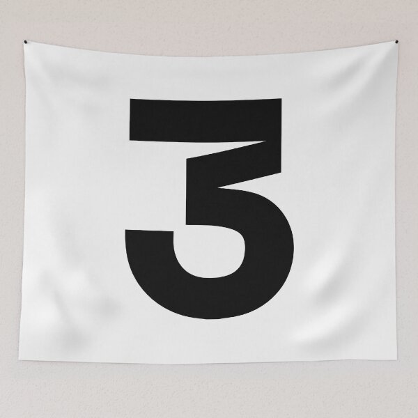 Item preview, 3 RIC. Driver Number 2022 Season (Black) designed and sold by FilipeFerreira.