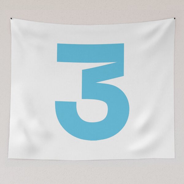 Item preview, 3 RIC. Driver Number 2022 Season (Blue) designed and sold by FilipeFerreira.