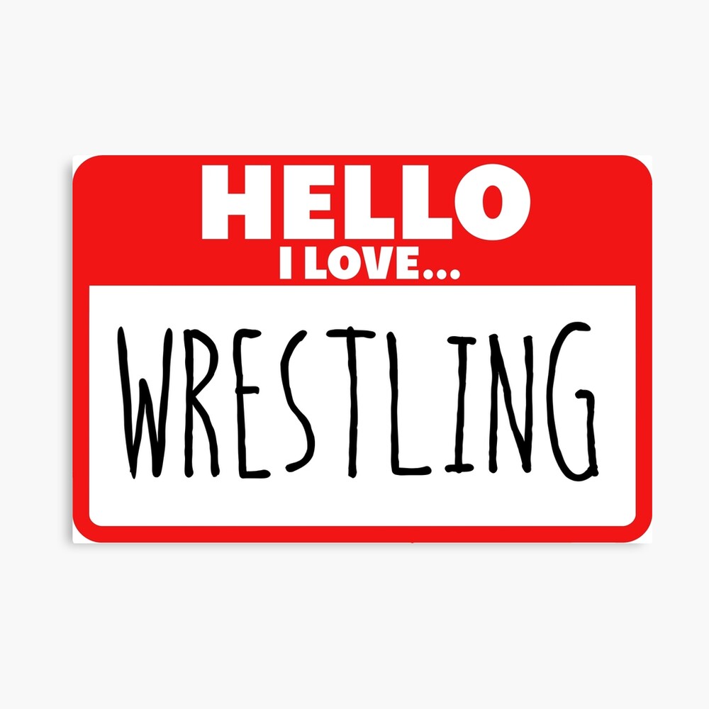 "Wrestling" Canvas Print by itwasallmydream Redbubble