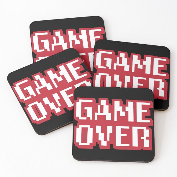 Aperçu de l'œuvre Conception nostalgique "Game Over" créée et vendue par TrippyPosters.