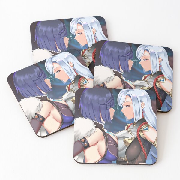 Item preview, Yelan & Shenhe Challenging designed and sold by genshinwaifus.