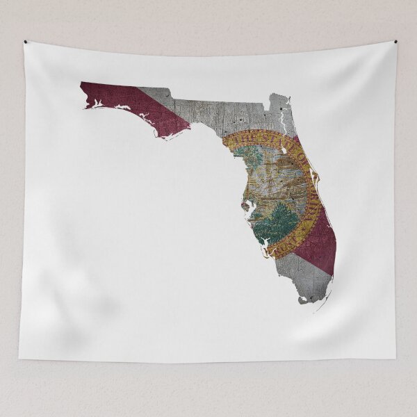 Item preview, Florida Map Flag designed and sold by BeccaDaniels.