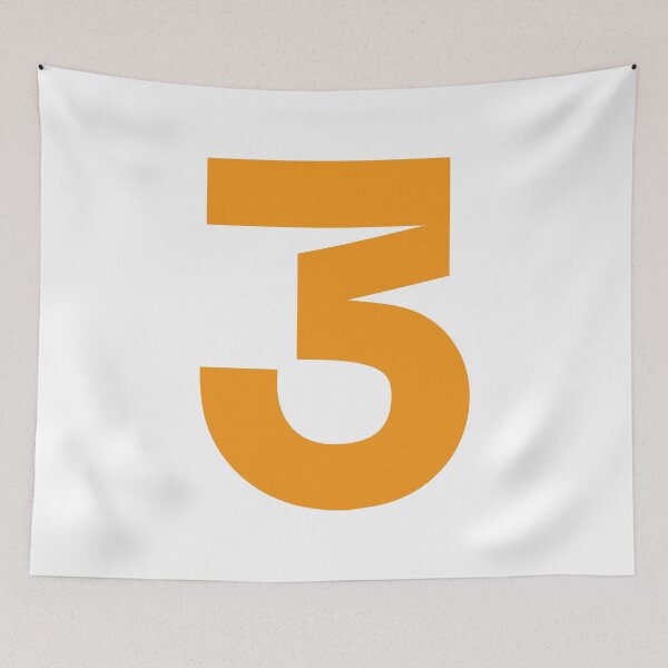 Item preview, 3 RIC. Driver Number 2022 Season (Orange) designed and sold by FilipeFerreira.