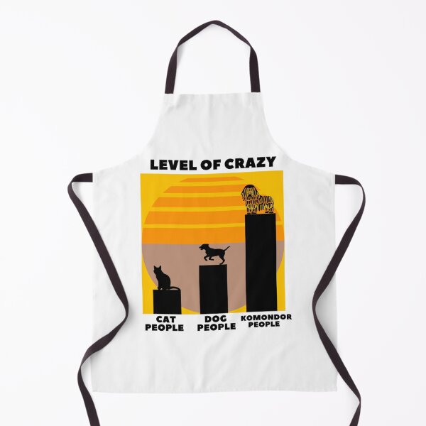Item preview, Level of crazy komondor dog people designed and sold by Douniaya.