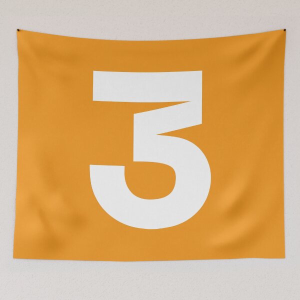 Item preview, 3 RIC. Driver Number 2022 Season (Orange BG) designed and sold by FilipeFerreira.
