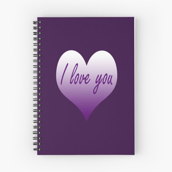 Item preview, Lilac I love you heart designed and sold by moonlovedesigns.