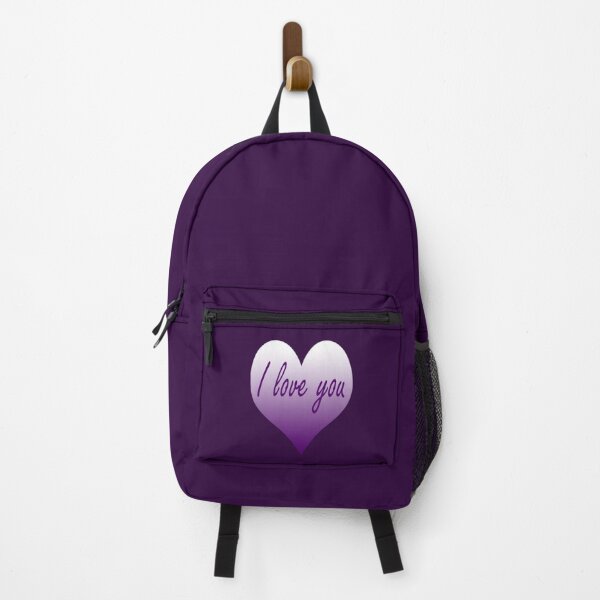 Item preview, Lilac I love you heart designed and sold by moonlovedesigns.