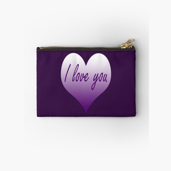Item preview, Lilac I love you heart designed and sold by moonlovedesigns.