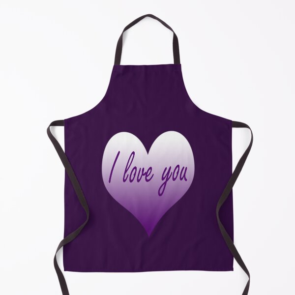 Item preview, Lilac I love you heart designed and sold by moonlovedesigns.