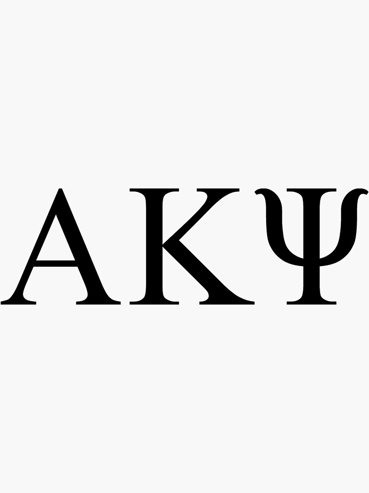 "greek letters" Sticker by otwagner9 Redbubble