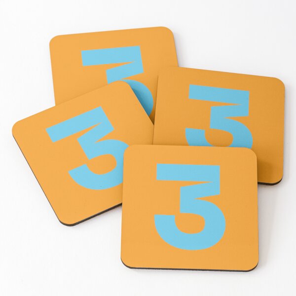 Item preview, 3 RIC. Driver Number 2022 Season (Blue/Orange BG) designed and sold by FilipeFerreira.