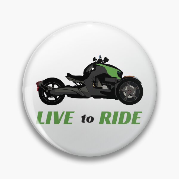 Item preview, Can-Am Ryker verde "Live to Ride" designed and sold by WiredDesigns.