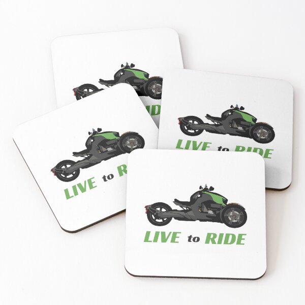 Item preview, Can-Am Ryker green "Live to Ride" designed and sold by WiredDesigns.