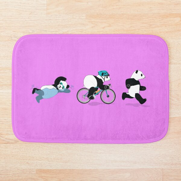Aperçu de l'œuvre Panda Triathlon - Rose créée et vendue par grumpyteds.
