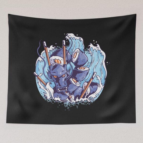 Item preview, the black sushi dragon Essential designed and sold by romanl3.