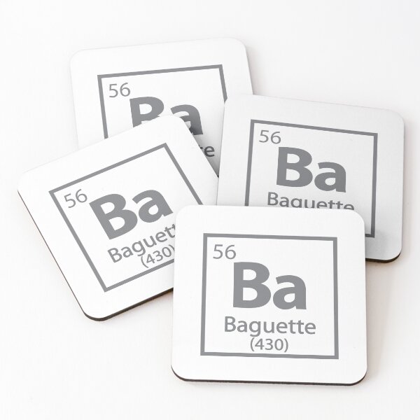 Item preview, Baguette Element Periodic Table designed and sold by TravelScientist.