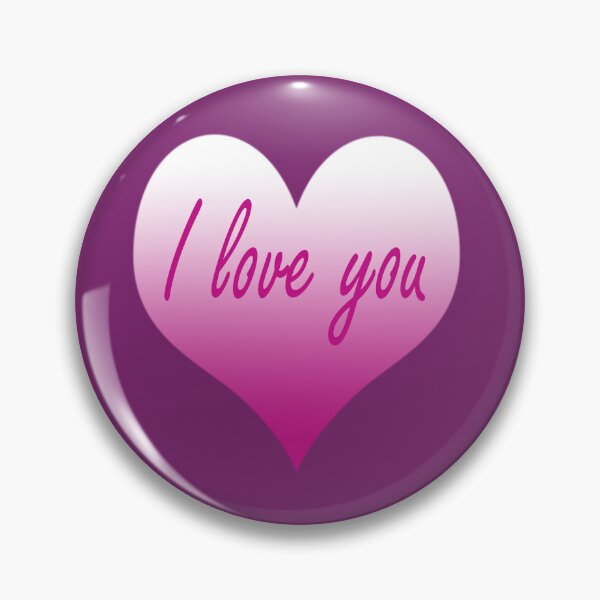 Item preview, Pink I love you heart designed and sold by moonlovedesigns.