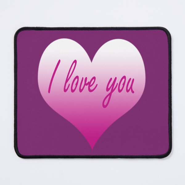 Item preview, Pink I love you heart designed and sold by moonlovedesigns.