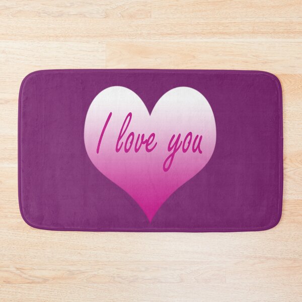 Item preview, Pink I love you heart designed and sold by moonlovedesigns.