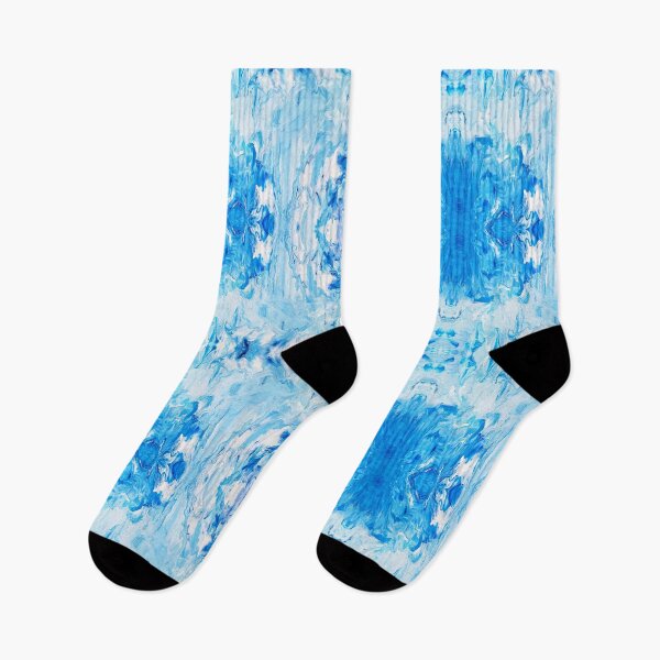 Item preview, Blue, Turquoise, and White Painting designed and sold by Creative-Voyage.