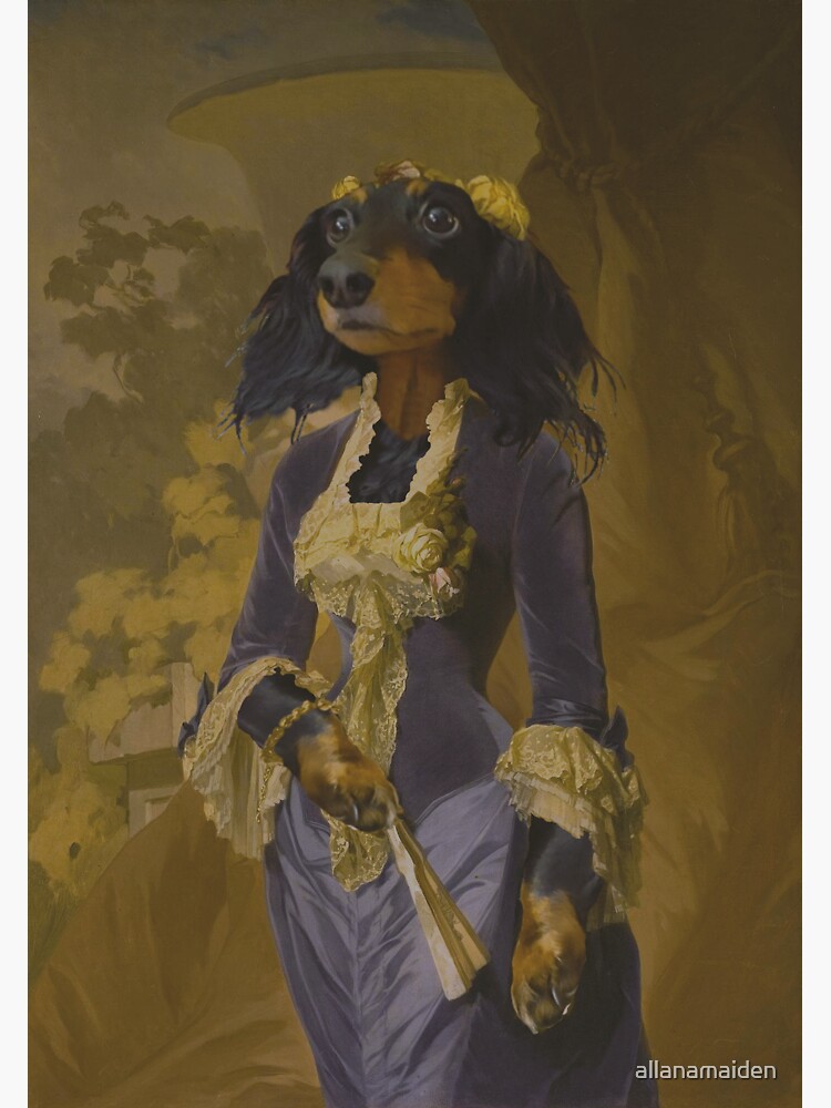 Elegant Dachshund by allanamaiden