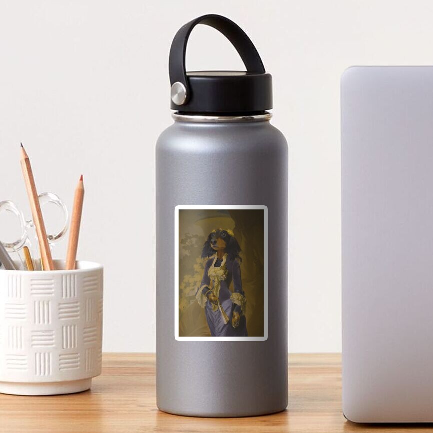 Elegant Dachshund Sticker
