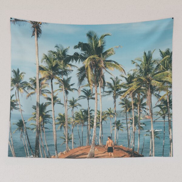 Item preview, Person Standing On Dirt Surrounded By The Palm Trees designed and sold by SidhuKeet1.