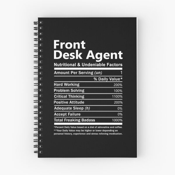 Item preview, Front Desk Agent T Shirt - Nutritional And Undeniable Factors Gift Item Tee designed and sold by watkinsmat.