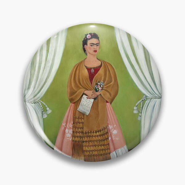 Item preview, Self Portrait Dedicated to Leon Trotsky (Between the Curtains) - Frida Kahlo designed and sold by FridaBubble.