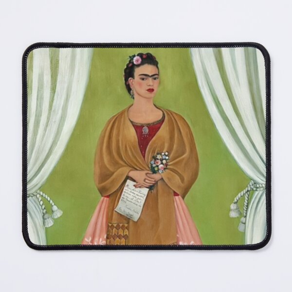Item preview, Self Portrait Dedicated to Leon Trotsky (Between the Curtains) - Frida Kahlo designed and sold by FridaBubble.