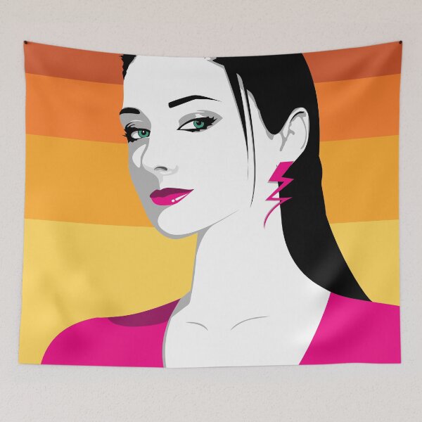 Item preview, Sunset Girl designed and sold by Retroperks.