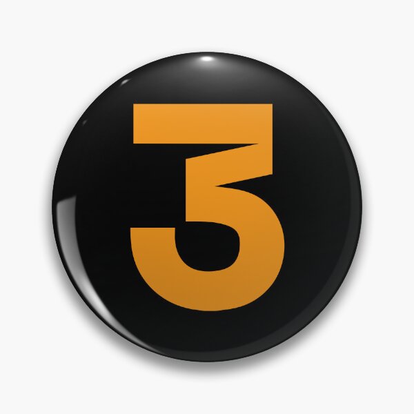 Item preview, 3 RIC. Driver Number 2022 Season (Orange/Black BG) designed and sold by FilipeFerreira.
