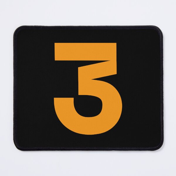 Item preview, 3 RIC. Driver Number 2022 Season (Orange/Black BG) designed and sold by FilipeFerreira.