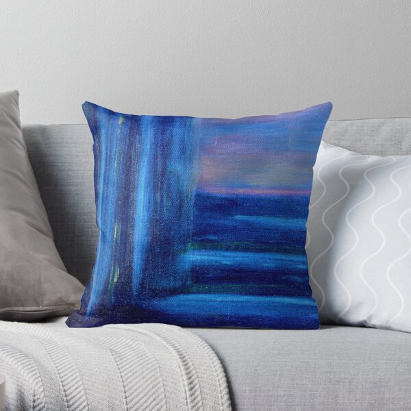 Pensive (Oils - 25 x 35cm) Throw Pillow