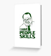 People Skills Greeting Card