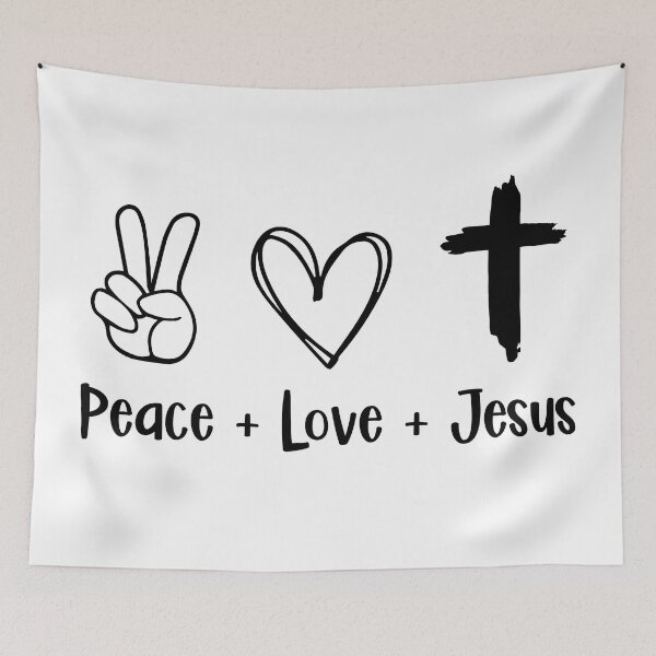 Item preview, peace love jesus designed and sold by Ashi17.