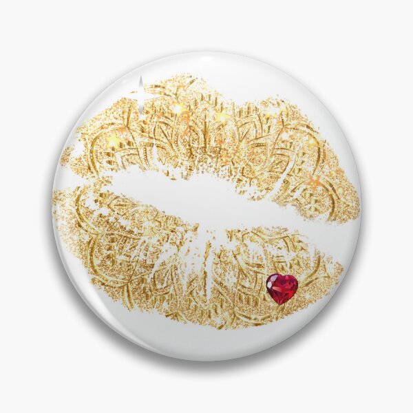 Item preview, Gold Makeup Lipstick Kiss Mark Mandala Belle Girl designed and sold by Jolly-Yosei.
