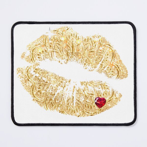 Item preview, Gold Makeup Lipstick Kiss Mark Mandala Belle Girl designed and sold by Jolly-Yosei.