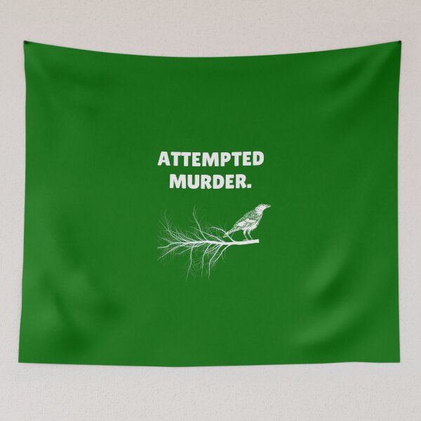 Item preview, Attempted Murder (black design) designed and sold by youssef tamimi.