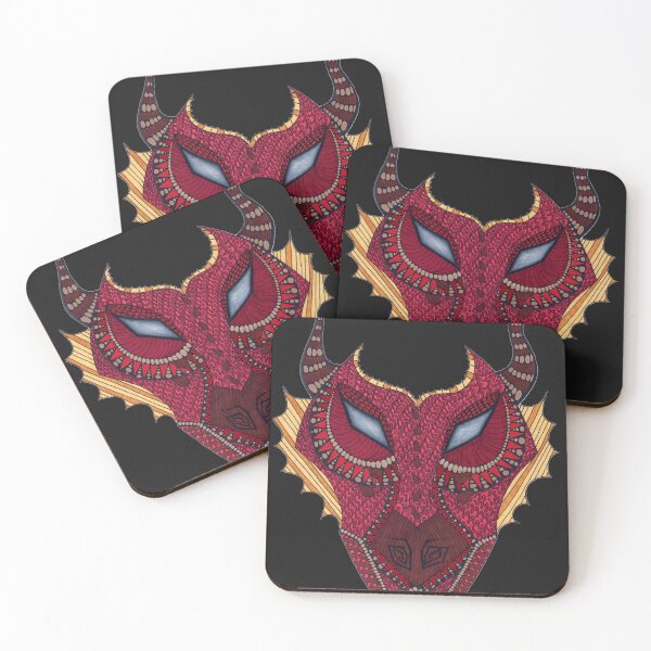 Item preview, Red Mandala Fire Dragon designed and sold by Reelippy.