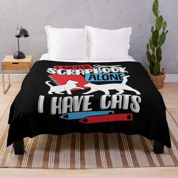 Item preview, I Never Scrapbook Alone I Have Cats designed and sold by Marcid95.