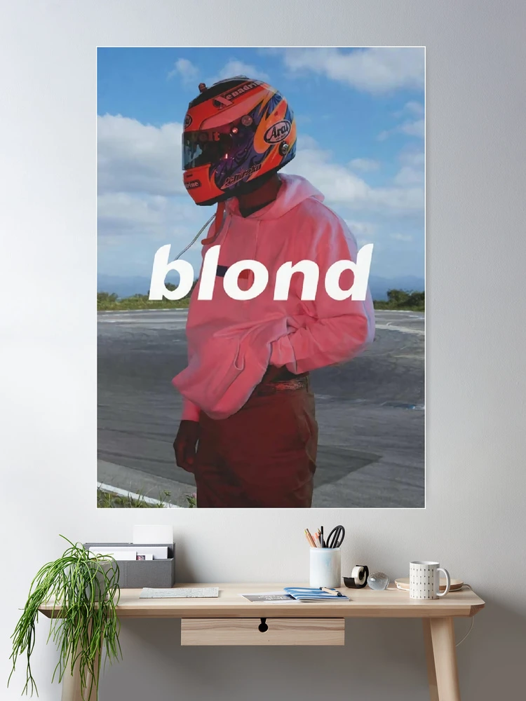 フランク・オーシャン Blond  Helmet ポスター Frank Ocean 'Blonde' Helmet Poster – The Indie Planet