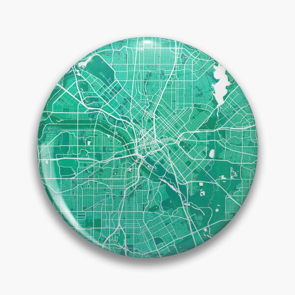 Artikelvorschau, Dallas Stadtplan von Texas, USA - Aquarell entworfen und verkauft von deMAP.
