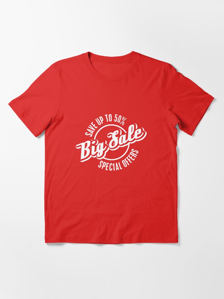 Big Sale. Sale label. Shopping. Essential T Shirt for Sale by etraveler Redbubble