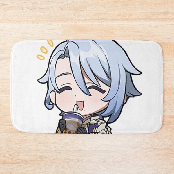 Item preview, Kamisato Ayato Genshin Impact Boba Bubble Tea Meme Chibi Graphic designed and sold by Klee K.