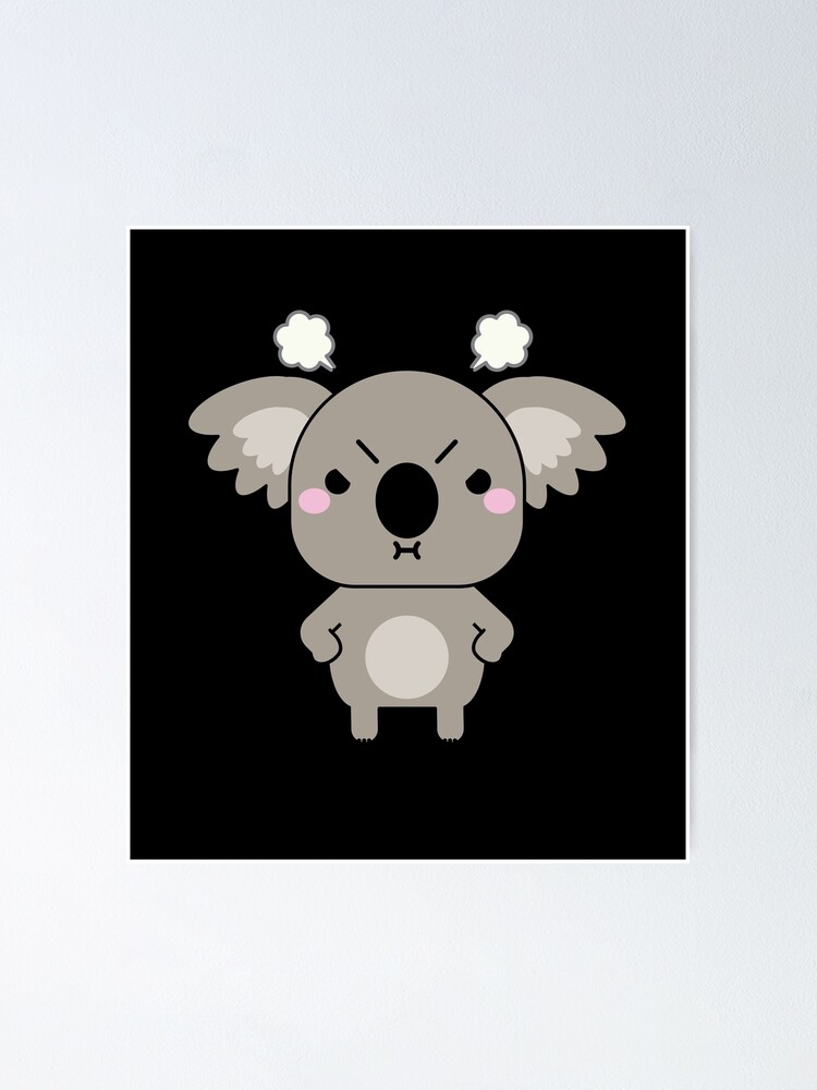 "Mean Koala" Poster for Sale by DsapphireByTobi | Redbubble