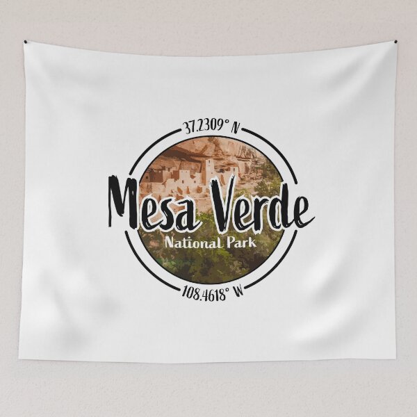 Item preview, Mesa Verde Design with Latitude and Longitude designed and sold by Redneck Designs.