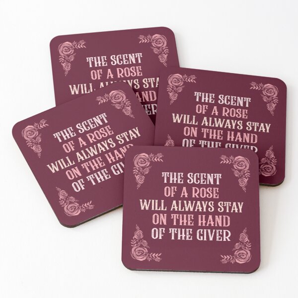 Item preview, The Scent Of A Rose... Chinese Proverb On Generosity designed and sold by Rebel-Design.