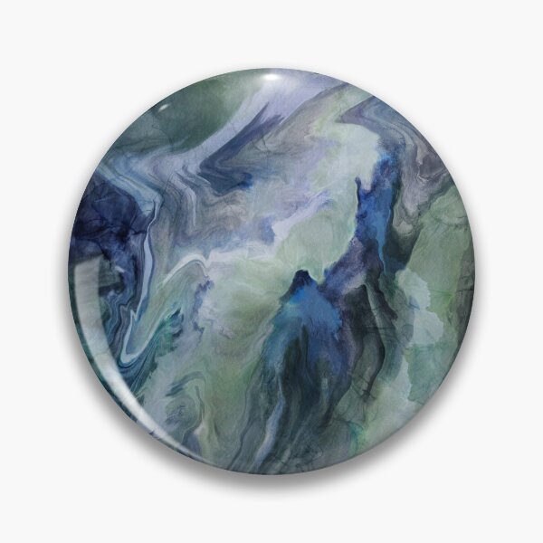 Item preview, Magnolia Marble - Blue and Green designed and sold by Allison Stockslager.