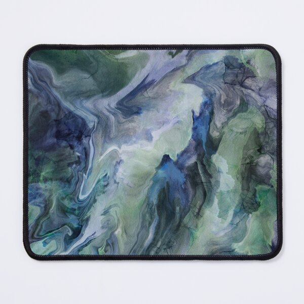 Item preview, Magnolia Marble - Blue and Green designed and sold by Allison Stockslager.